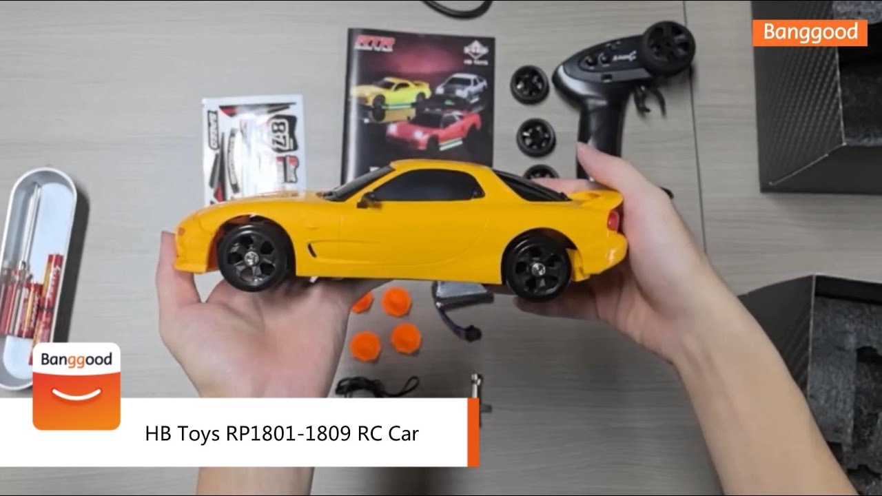 Unboxing HB Toys RP1801-1809 1/18 Drift RC Car - Shop on Banggood