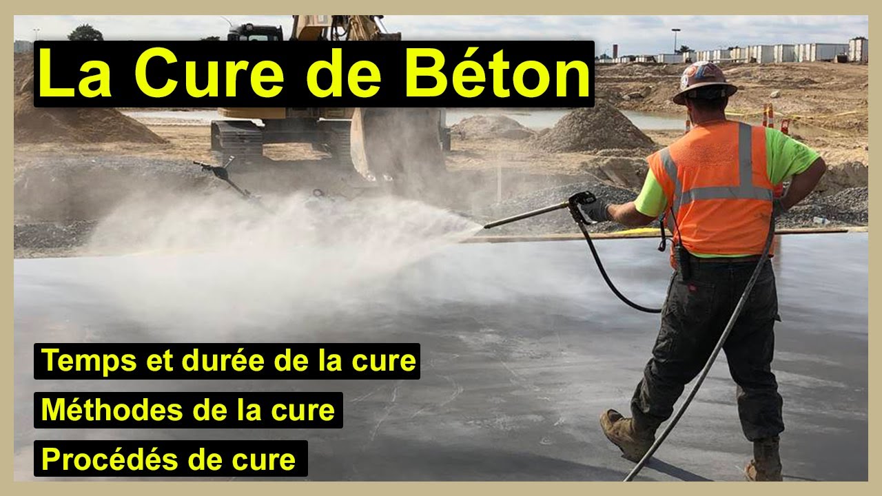 La cure de béton pour protéger le béton durcis