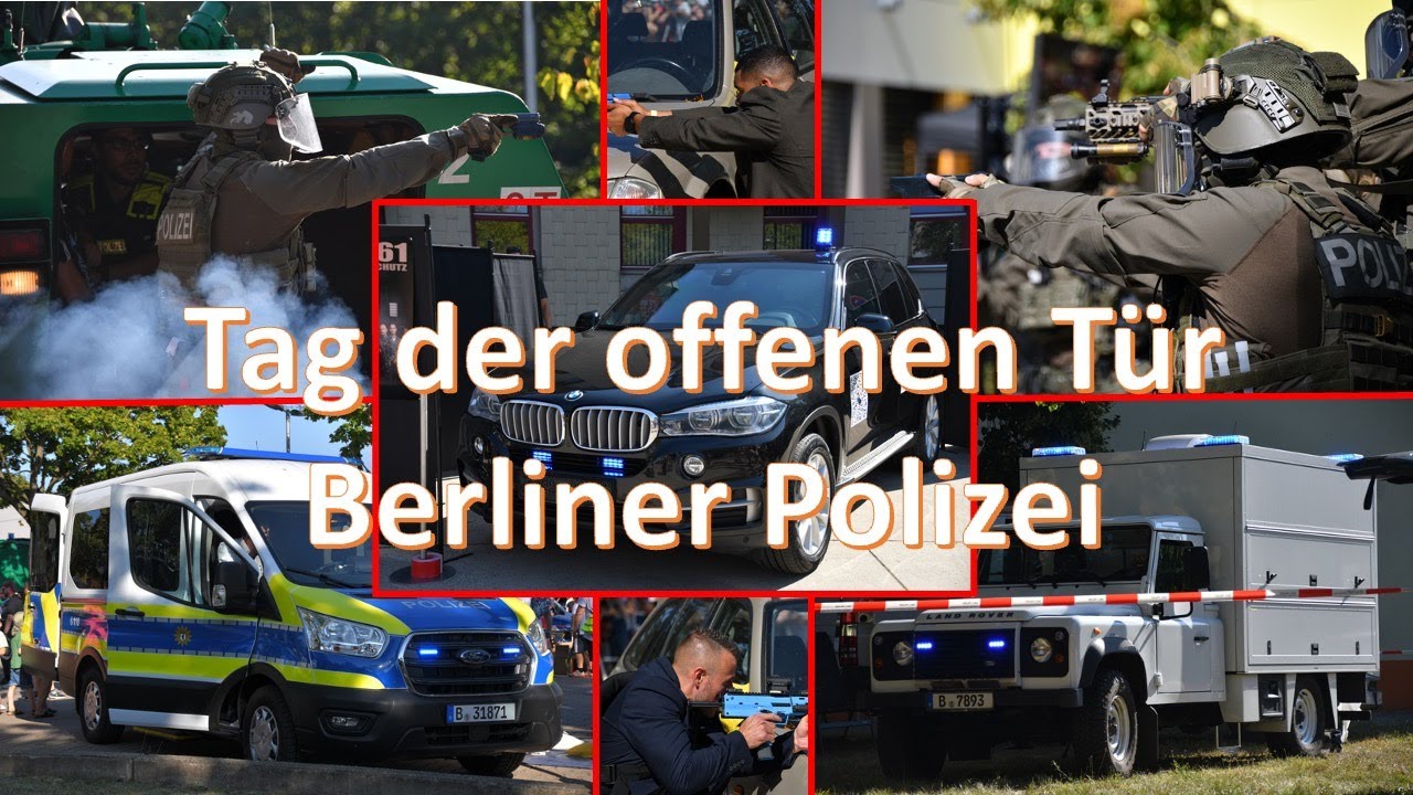 🚨 [SEK + Personenschutz] Tag der offenen Tür der Berliner Polizei || Berliner Polizei, SEK 🚨