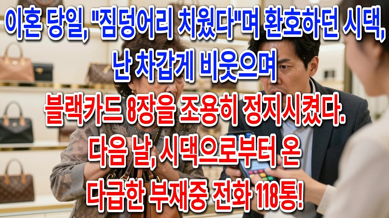 이혼 당일, 