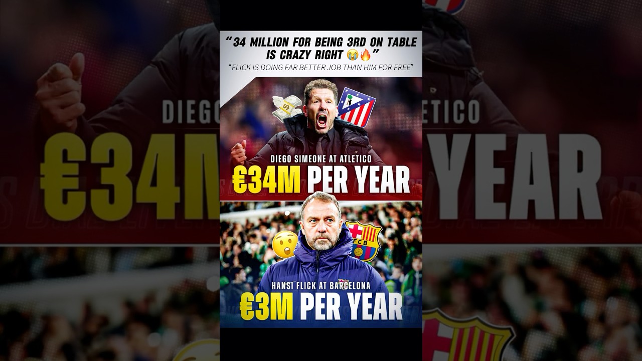 Atletico is paying for nothing 🔥#simeone #flick #atleticomadrid #viral #trendingnow