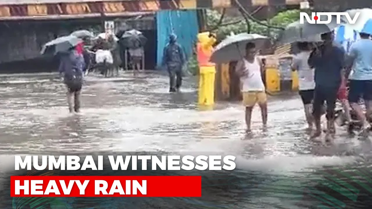 Mumbai On Rain Alert, Heavy Showers, Waterlogging In Several Areas