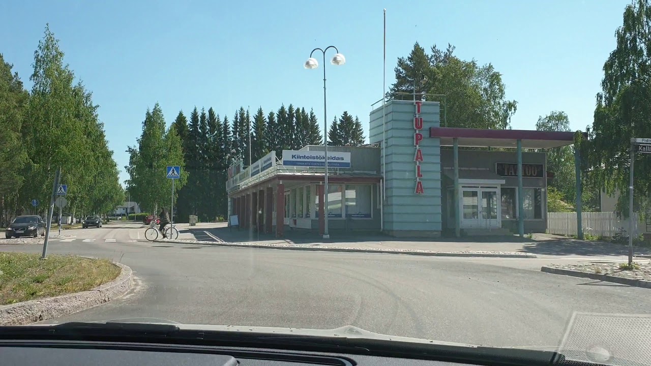TULO NIVALAAN. AJO KESKUSTAN LÄPI.