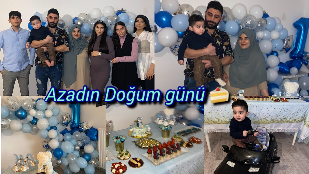 OĞLUMUN İLK YAŞ GÜNÜ🎂AZDA OLSA EŞİMİ GÖRECEKSİNİZ😃HAZIRLIKLAR,MASA DEKORUM🦋BOL EĞLENCELİ BİR VLOG