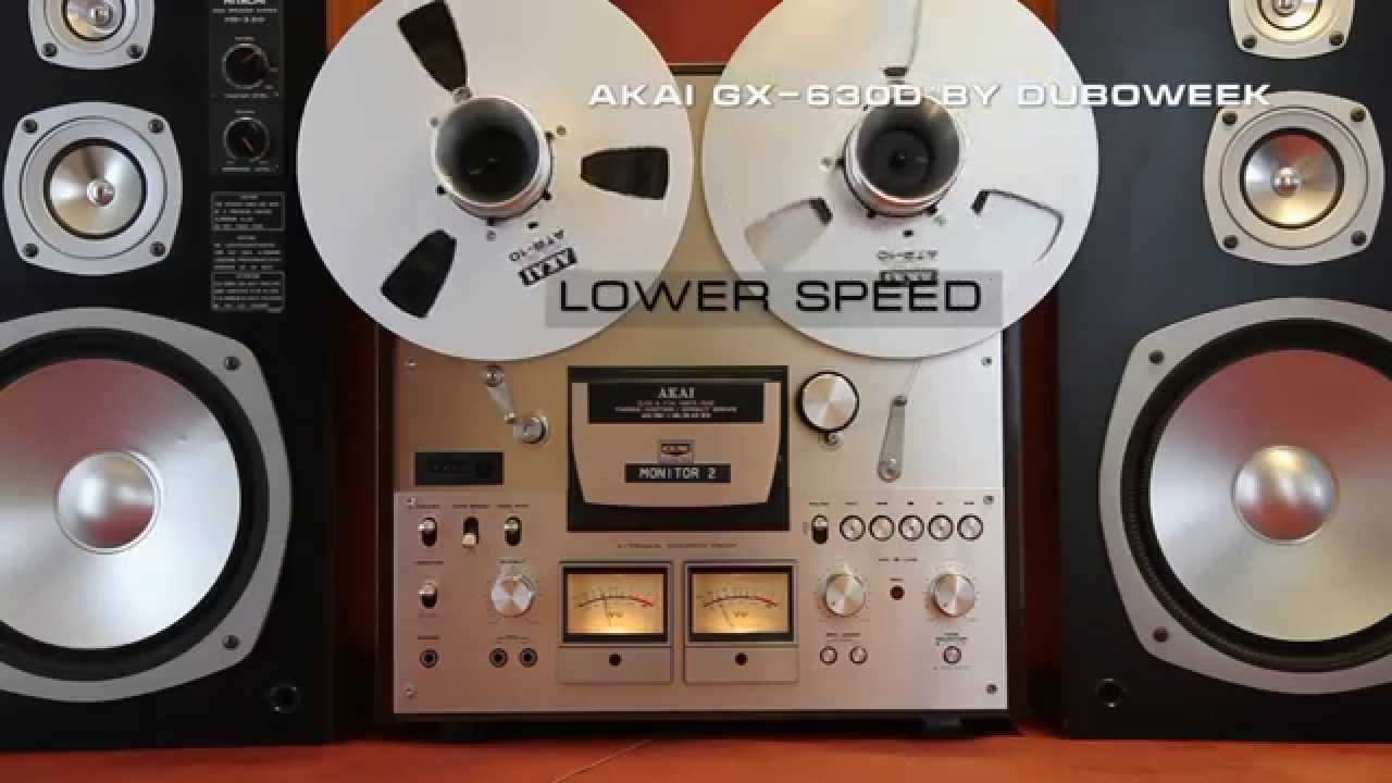 AKAI GX 630D Open Reel Demo