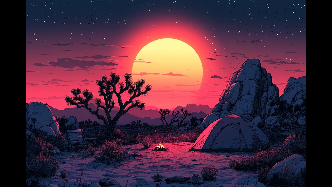 ♪ Desert Lofi Tranquility 🌅 | Study & Focus