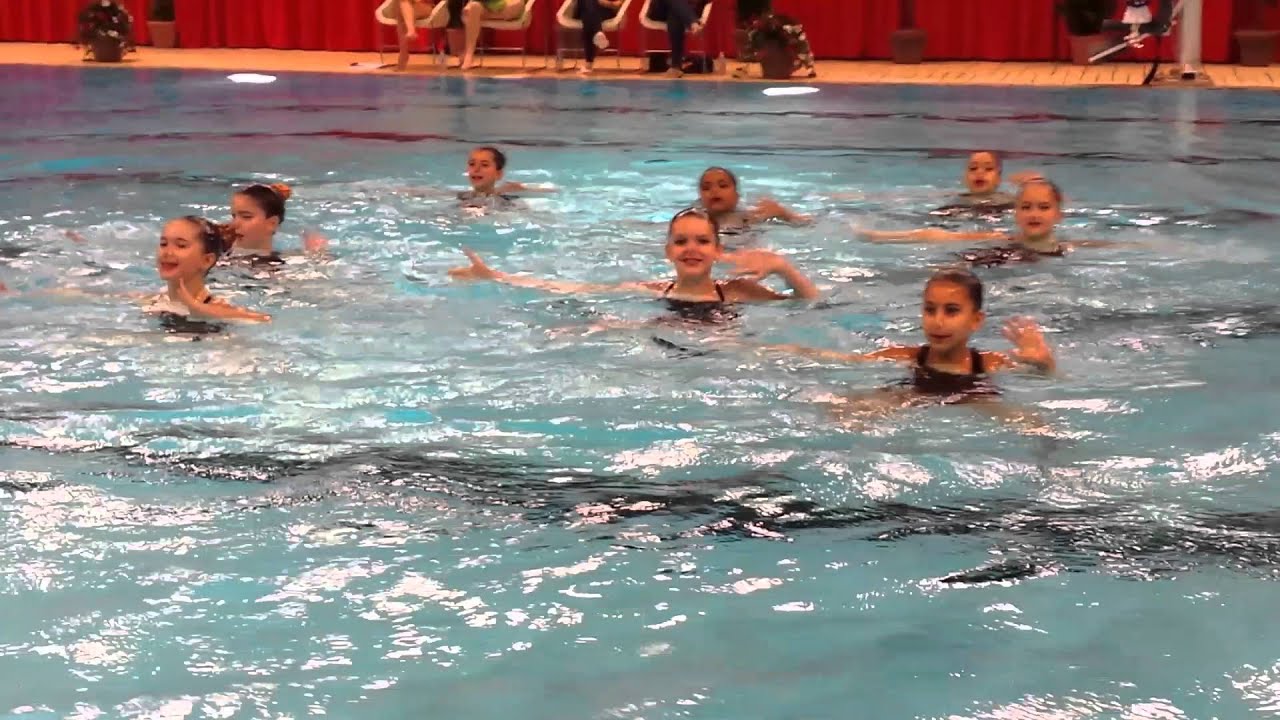 Equipe NOVICE Gala Nage Synchro CAEM Noël 2015