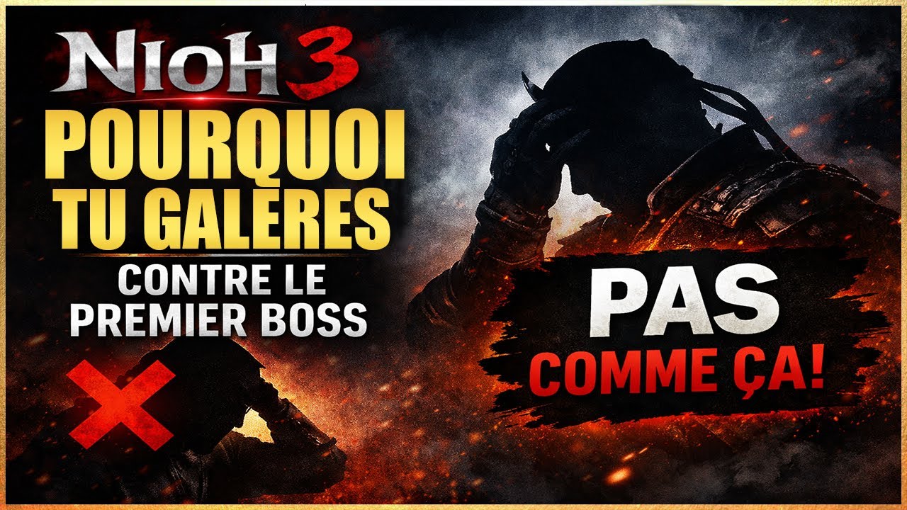 Nioh 3 : Pourquoi tu galères contre le premier boss