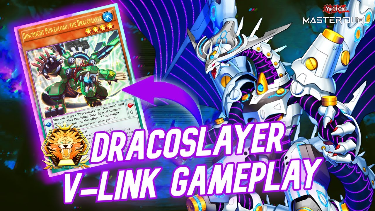 DRACOSLAYER Gameplay: V-Link in Master Rank!! [Yu-Gi-Oh! Master Duel]