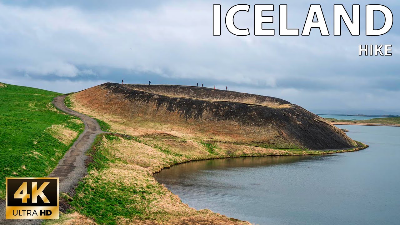 Hike to Skútustaðagígar / 🇮🇸 Iceland - 4K 60fps (UHD)