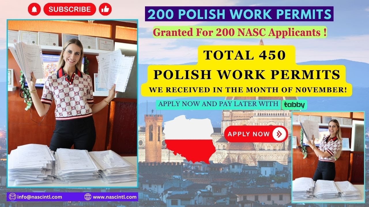 200 Polish Work Permits Granted for NASC Applicants Today! |  Incredible Success in November | #NASC