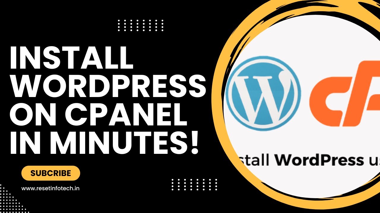 Install WordPress on cPanel in Minutes!