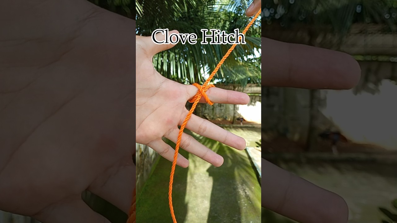 ROPEWORK - 8 Basic Knots (Clove Hitch) #boyscouts #ropework #scouting