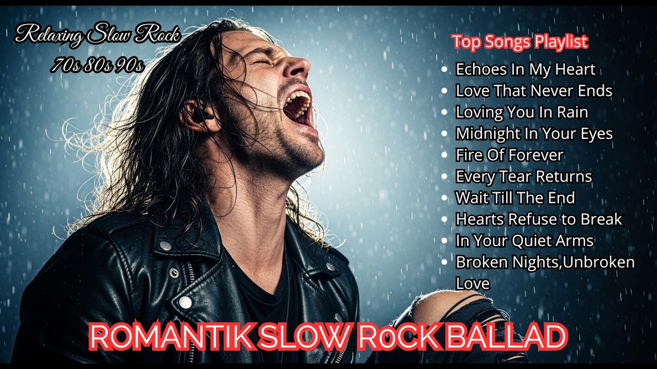 Slow Rock Love Song Nonstop 💖 SLOW ROCK MEDLEY 🎸 Rock Ballads 70s 80s 90s 🔊 Nonstop Rock Hits