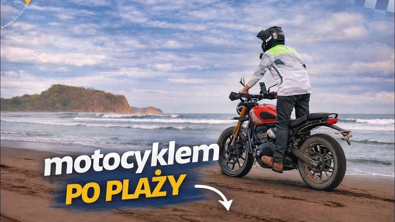 Jeżdżę po plaży nad Pacyfikiem, ale uczucie! Kostaryka motocyklem odc. 4