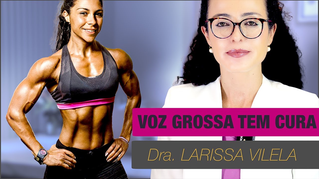 Voz grossa pelo uso de esteroides anabolizantes tem cura!