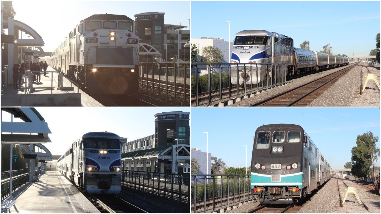 MLK Day 2019 Railfanning Tustin Station Part 1