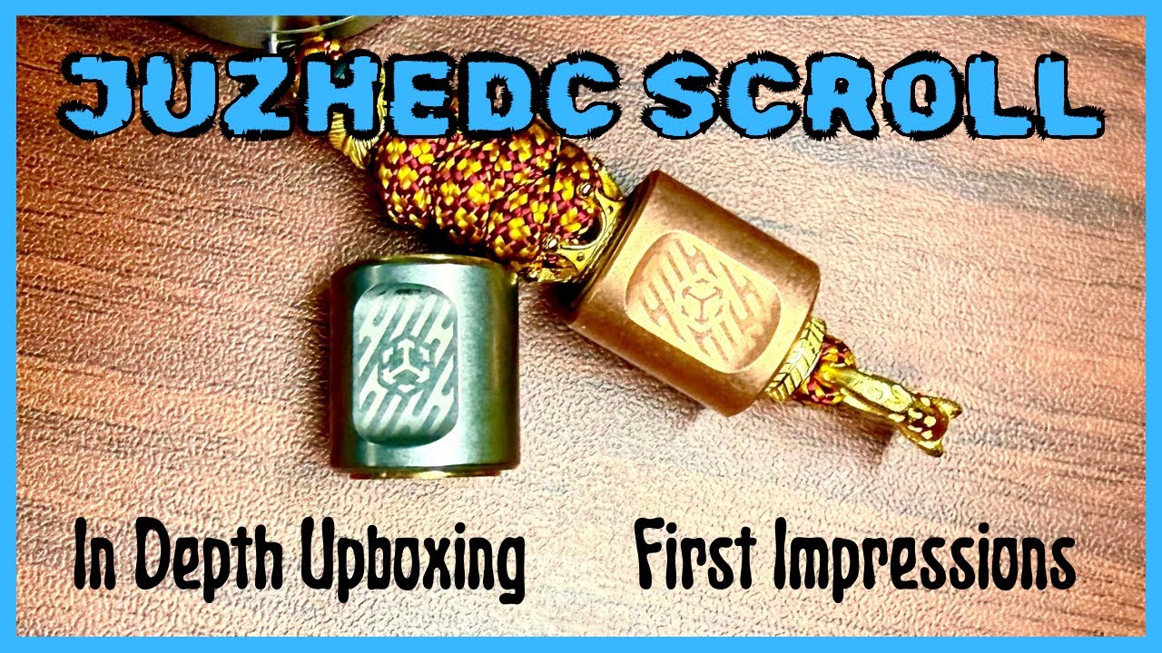JUZHEDC Scroll - Stonedwashed Copper & Titanium - Unboxing & First Impressions