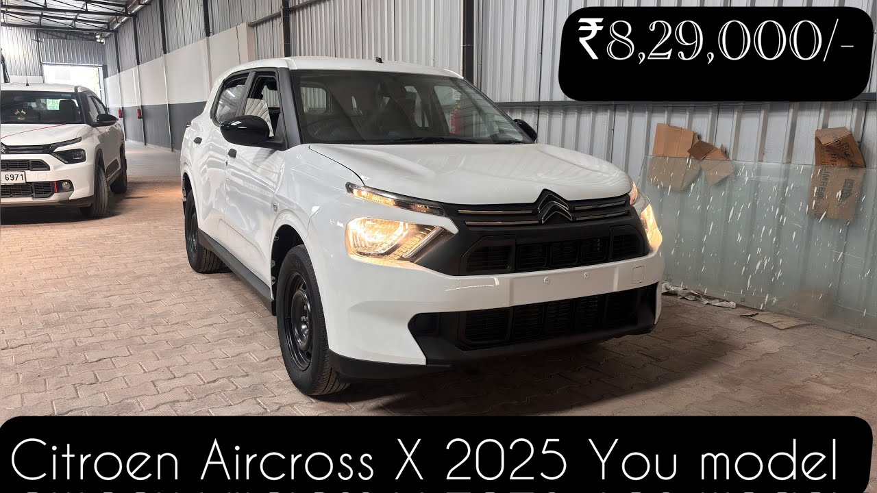 Walk-Around Review of Citroen Aircross X You(Base Model) 2025 in full details #citroenaircrossx 