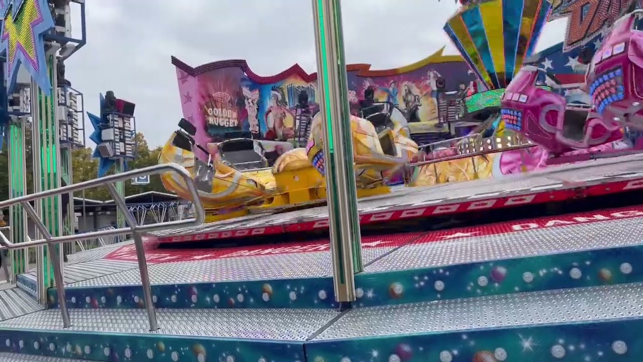 Testfahrt vom Break Dance No1 (Kinzler/Rasch) - Cannstatter Volksfest Stuttgart 2025