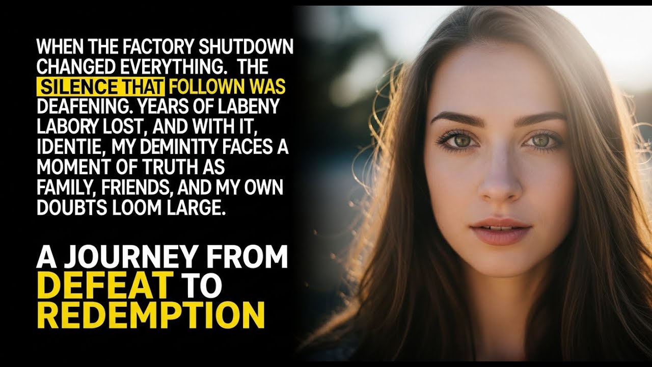 When the Factory Fell Silent, I Found My Voice