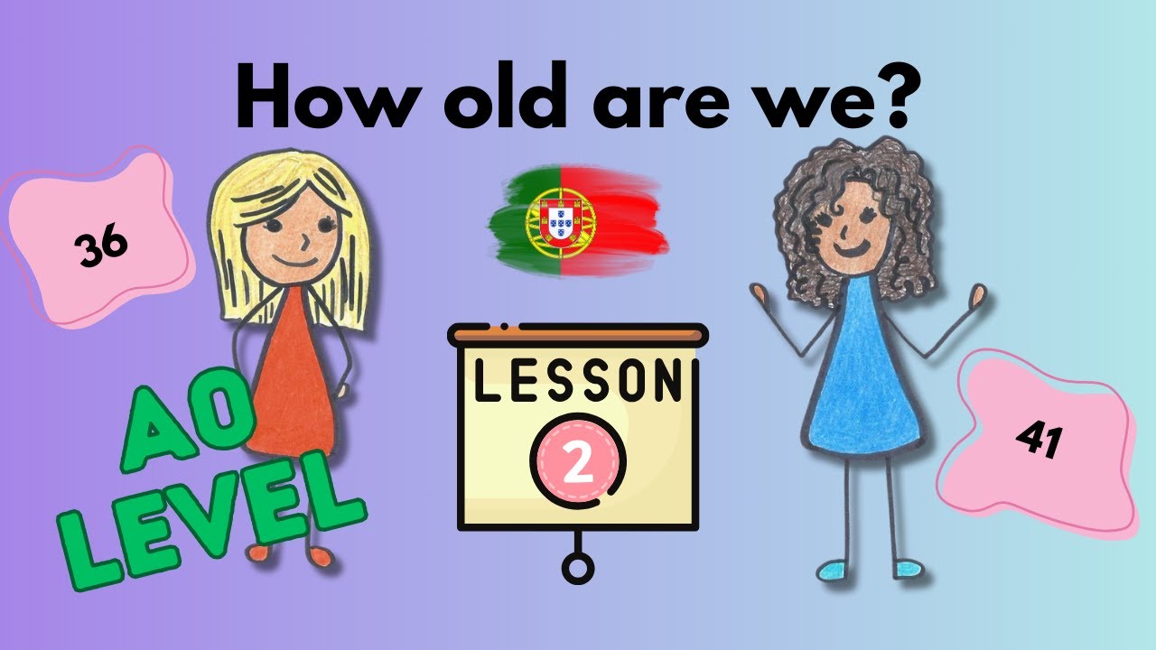 Introductions - Idade (age) | Comprehensible Input in Portuguese | Lesson 2 🇵🇹