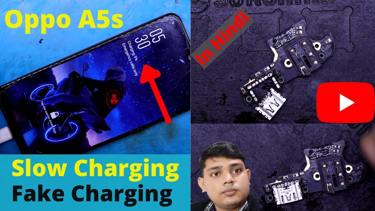 Oppo A5s Slow Charging Problem Solution // Oppo A5s Not Charging // Oppo A5s Fake Charging