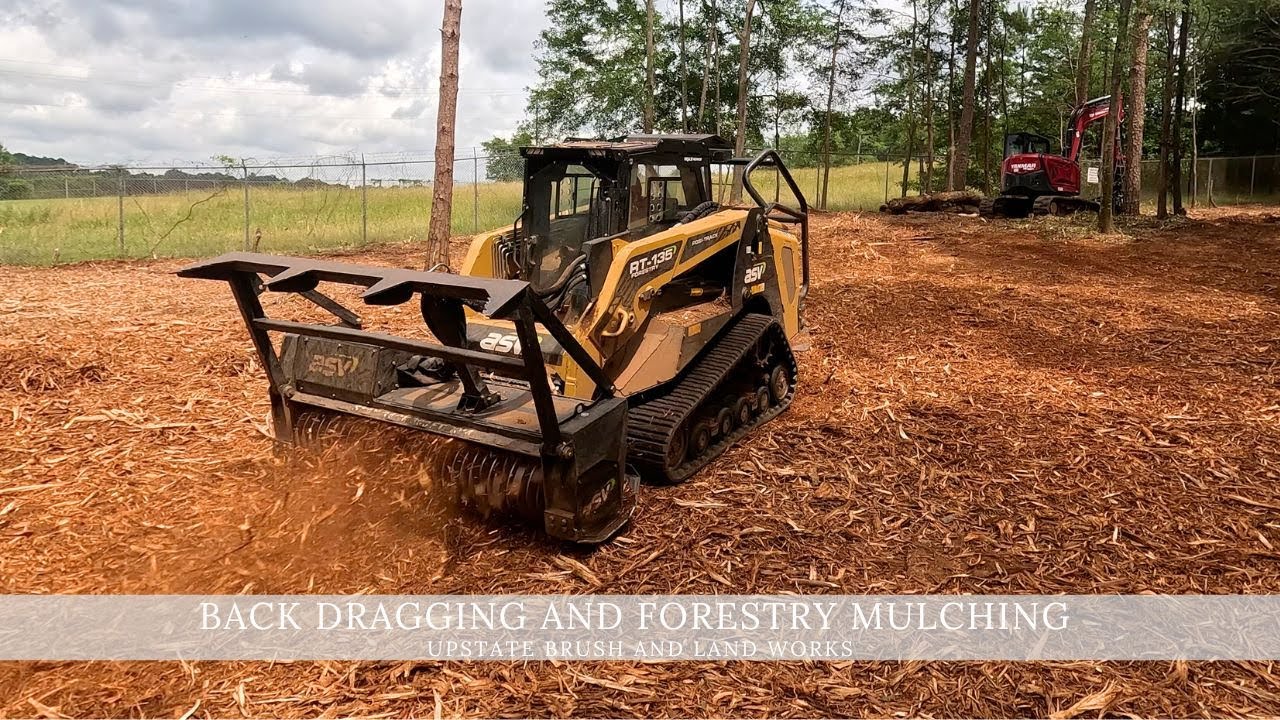 Back Drag with the Forestry Mulcher Skid Steer