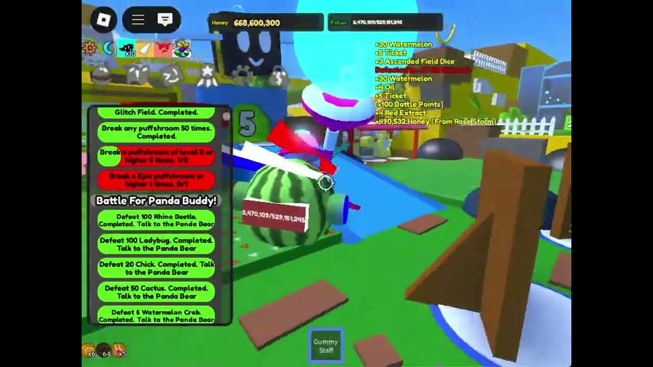 turning in this hell of a panda bear quest (bssa not bss)