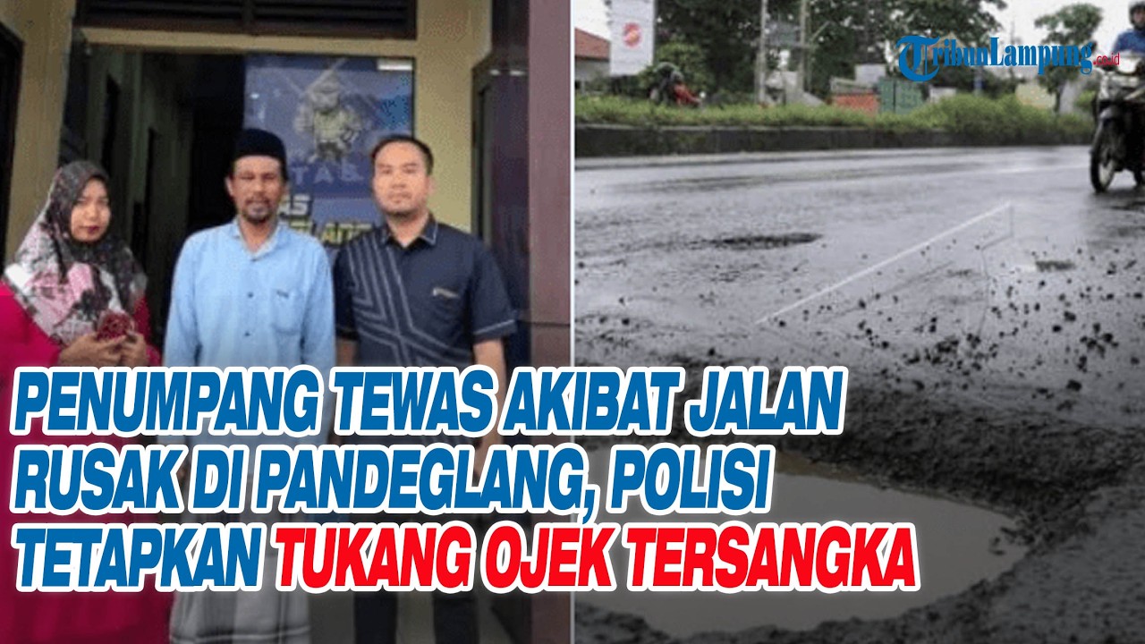 Penumpang Tewas Akibat Jalan Rusak di Pandeglang, Polisi Tetapkan Tukang Ojek Tersangka