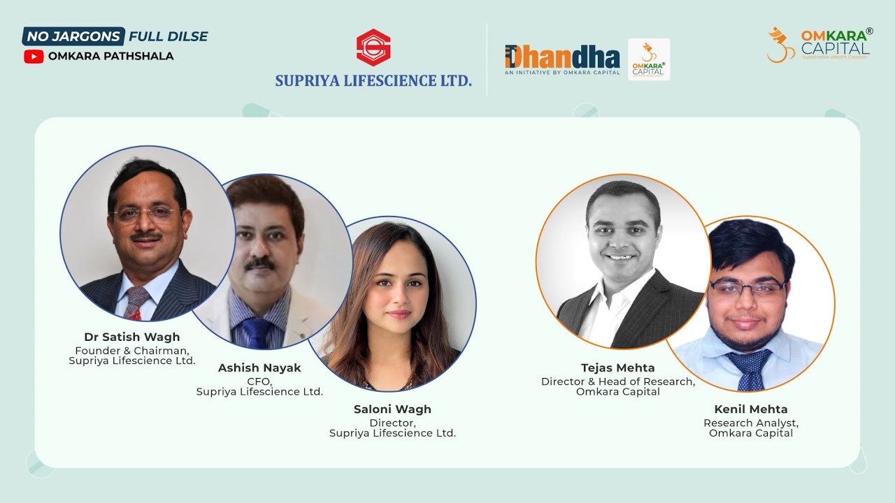 DHANDHA: Supriya Lifescience Ltd.