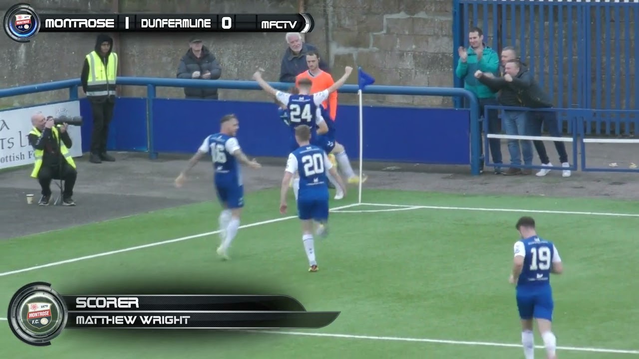 Montrose V Dunfermline Cinch Scottish League 1   22 10 22