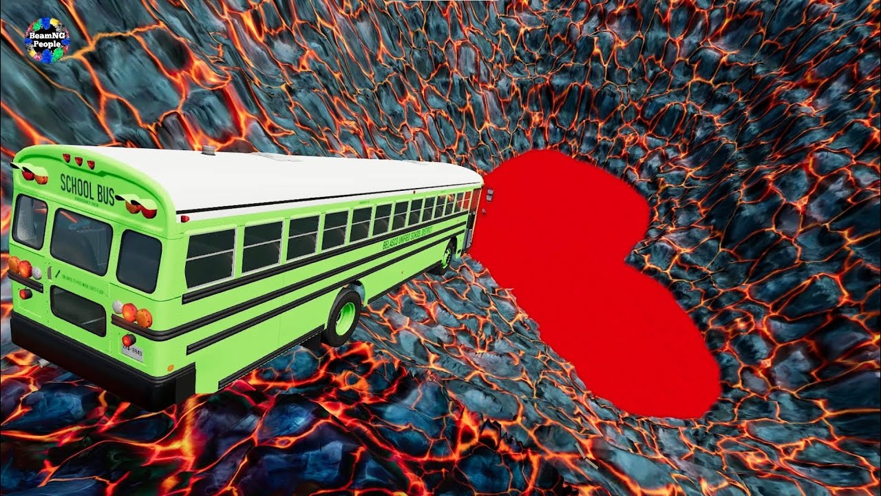 School Bus Crashes & Jump 5 | BeamNG.Drive