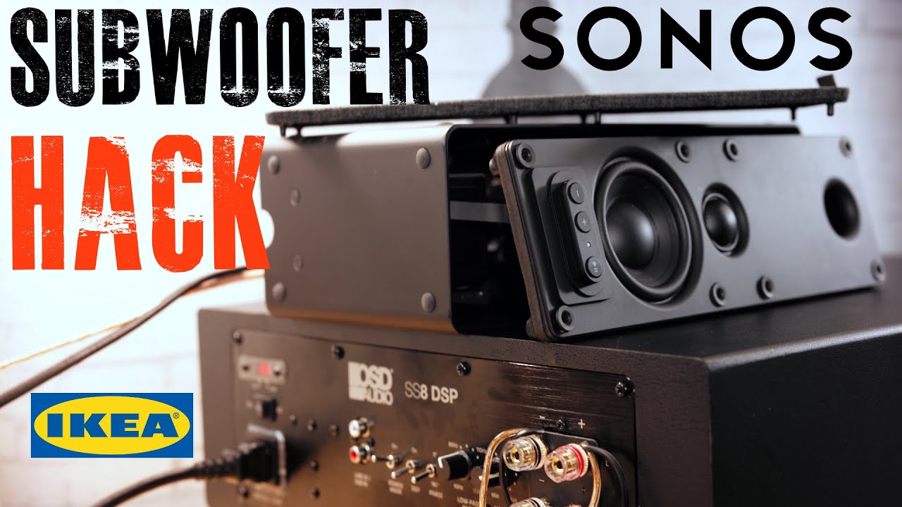 The Cheapest Way to Add a Subwoofer to a Sonos System: Use an Ikea Symfonisk!