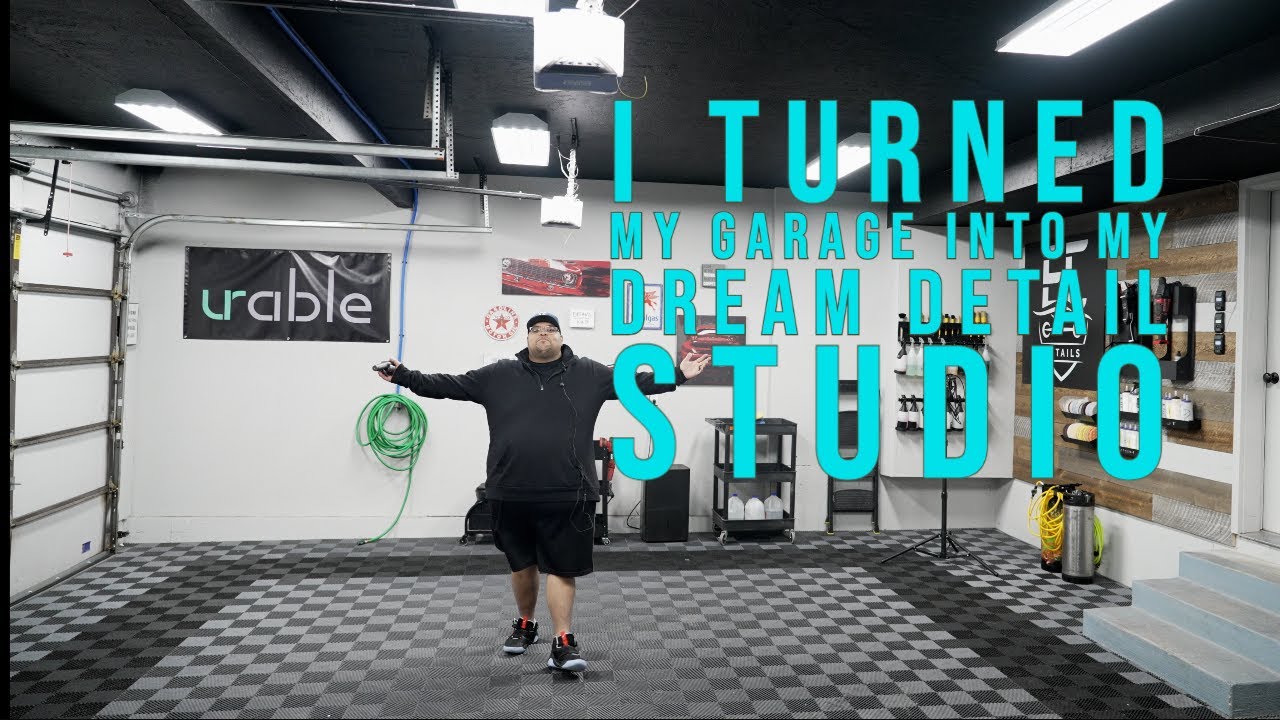 How I changed my home garage to my detail studio