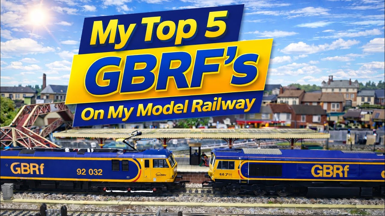 My TOP 5 GBRf Trains on My Model Railway 🚆 | You Won’t Expect no.1 #hornby #modelrailway #railroad