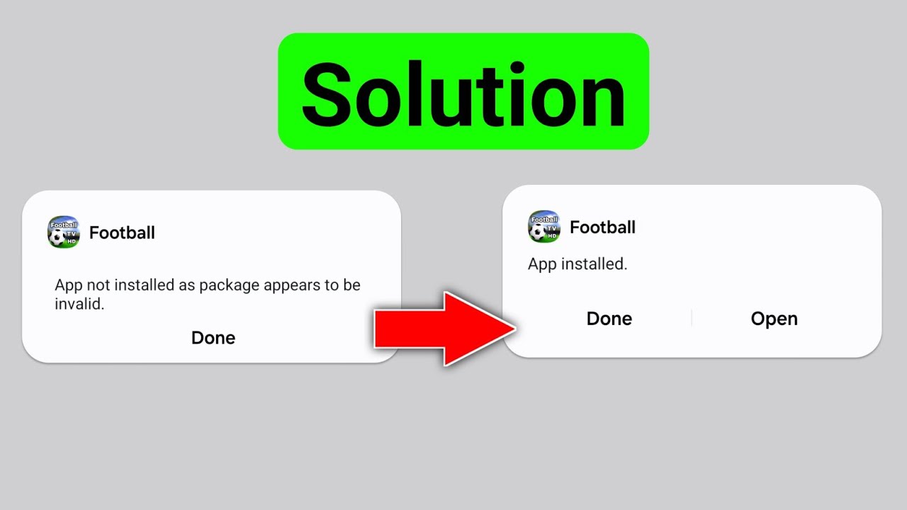App not installed as package appears to be invalid in Samsung 2025