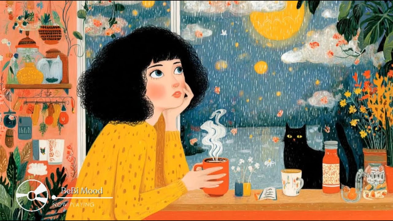 Lofi Rainy Café Vibes | Chill Beats to Daydream & Unwind ☕🌧️