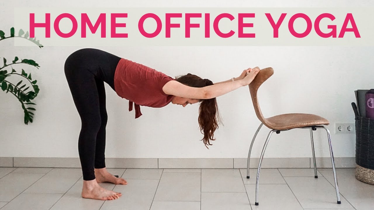 10 min HOME OFFICE YOGA BREAK | Full Body Stretch | Yoga without mat