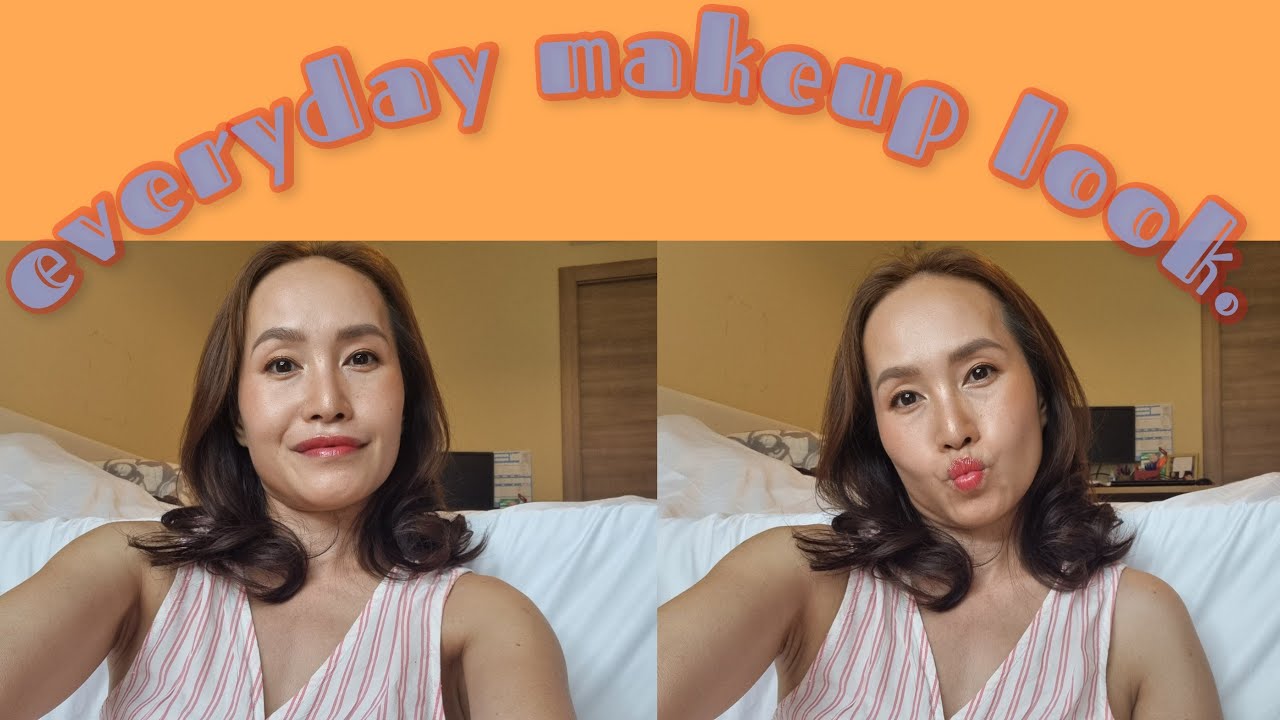 Everyday makeup look.