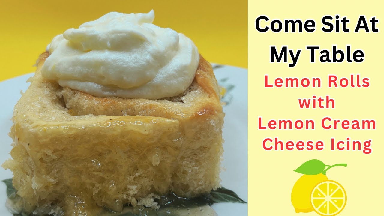 Lemon Rolls with Lemon Cream Cheese Icing - Perfect for Easter Morning