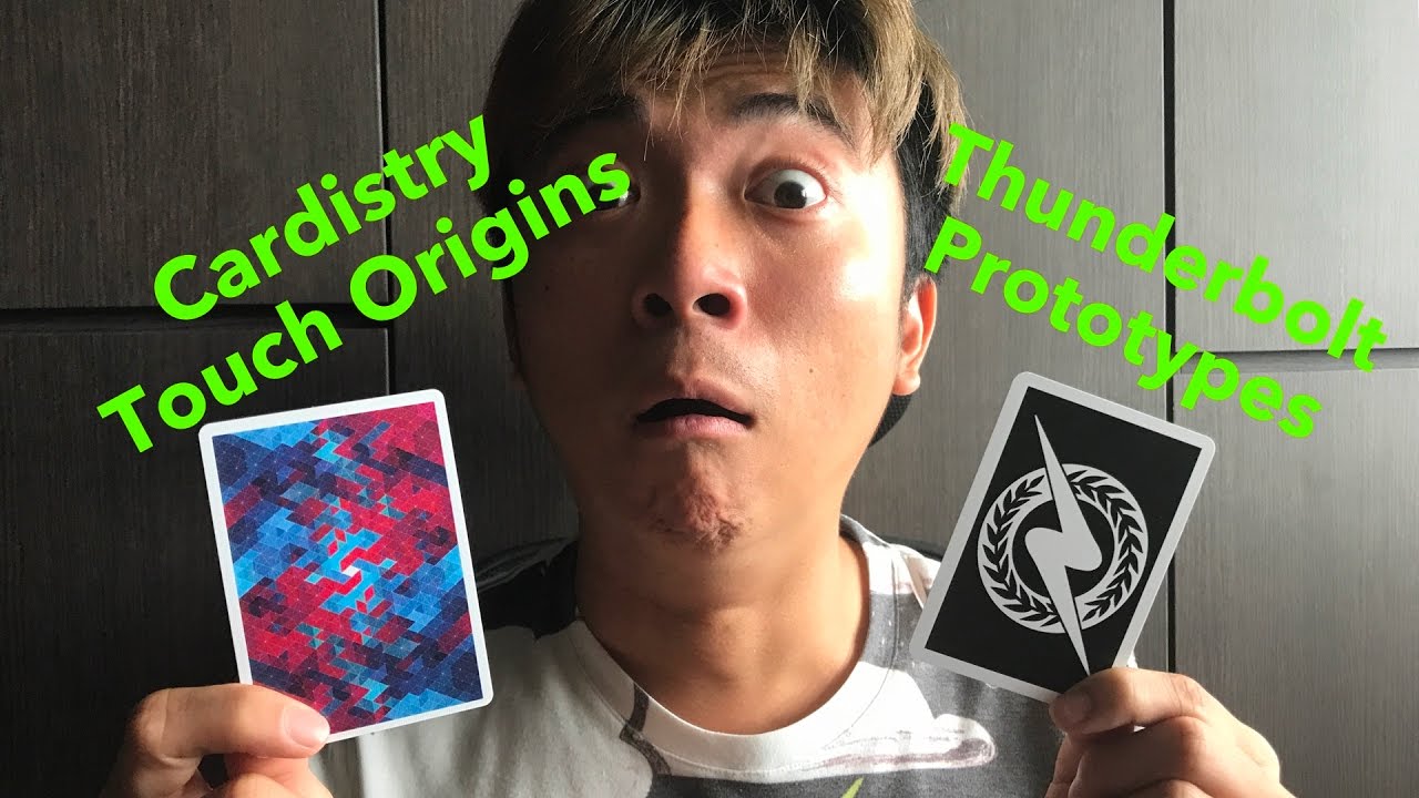 First Look at Cardistry Touch Origins and Thunderbolt Prototype Playing Cards (Cards for Cardistry)