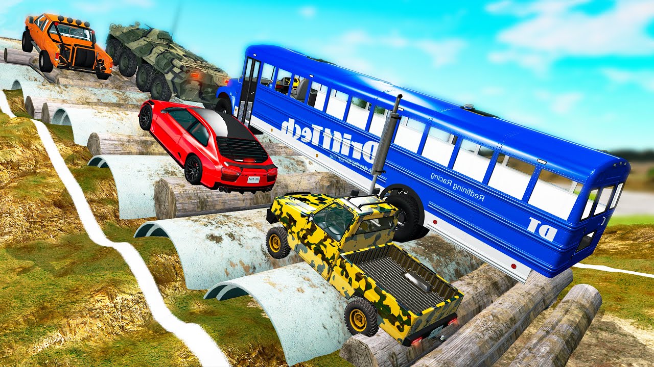 Car Racing Battle #4 - Who is better? - Beamng drive
