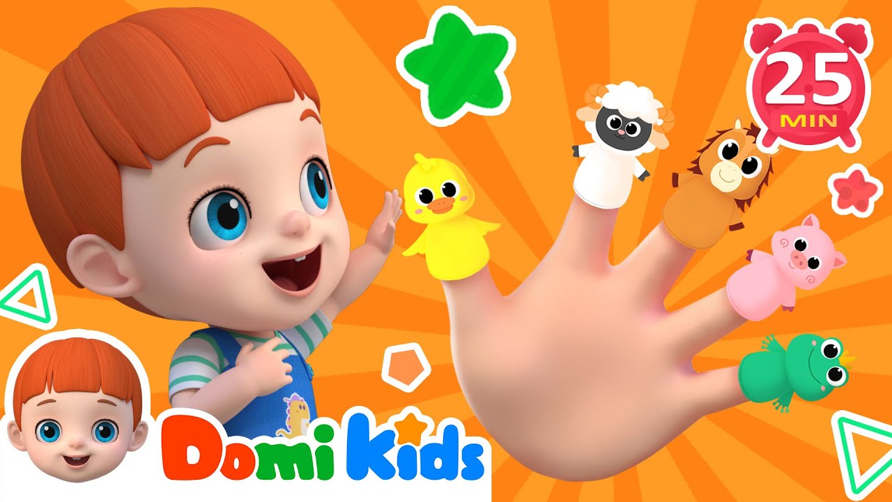 Meet The Finger Family! Sing And Play Together | Baby Songs & Nursery Rhymes Compilation - Domikids