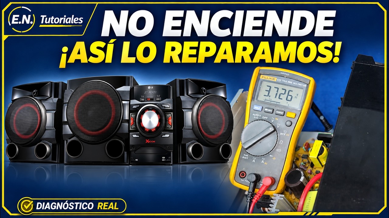 👉 ¡REPARA FÁCIL! Equipo LG NO ENCIENDE 🚫 | Solución Rápida en 5 Minutos ✅