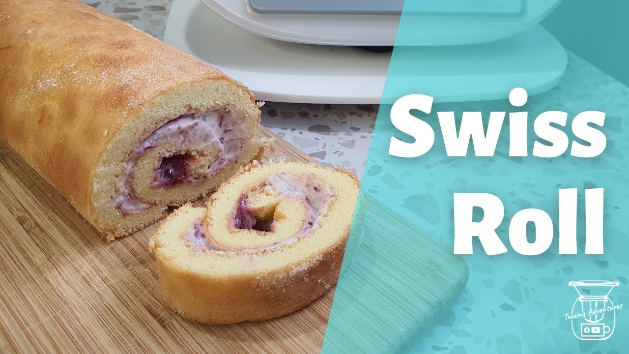 Using the Thermomix Butterfly to make this delicious Swiss Roll.