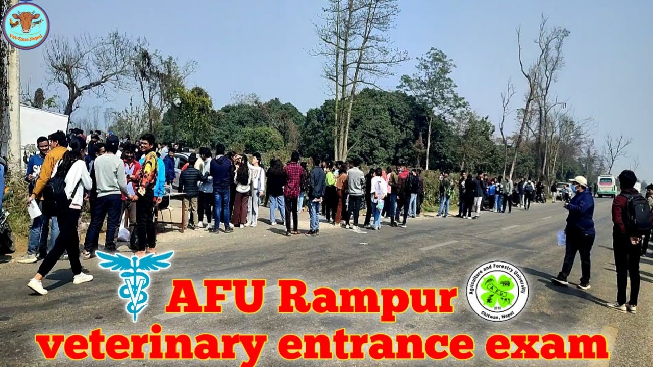 AFU Rampur veterinary entrance exam 2079 Vlog.