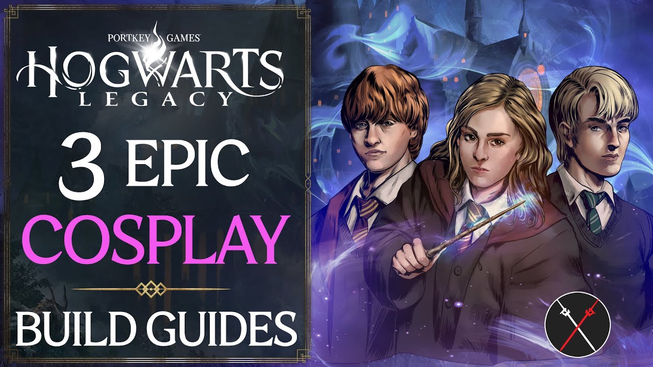 3 Epic Hogwarts Legacy Builds - Hermione Granger, Ron Weasley & Draco Malfoy