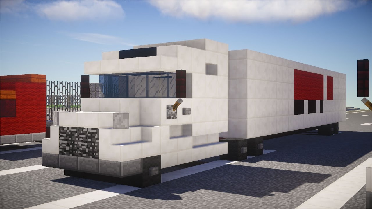 Minecraft American Semi Truck Tutorial