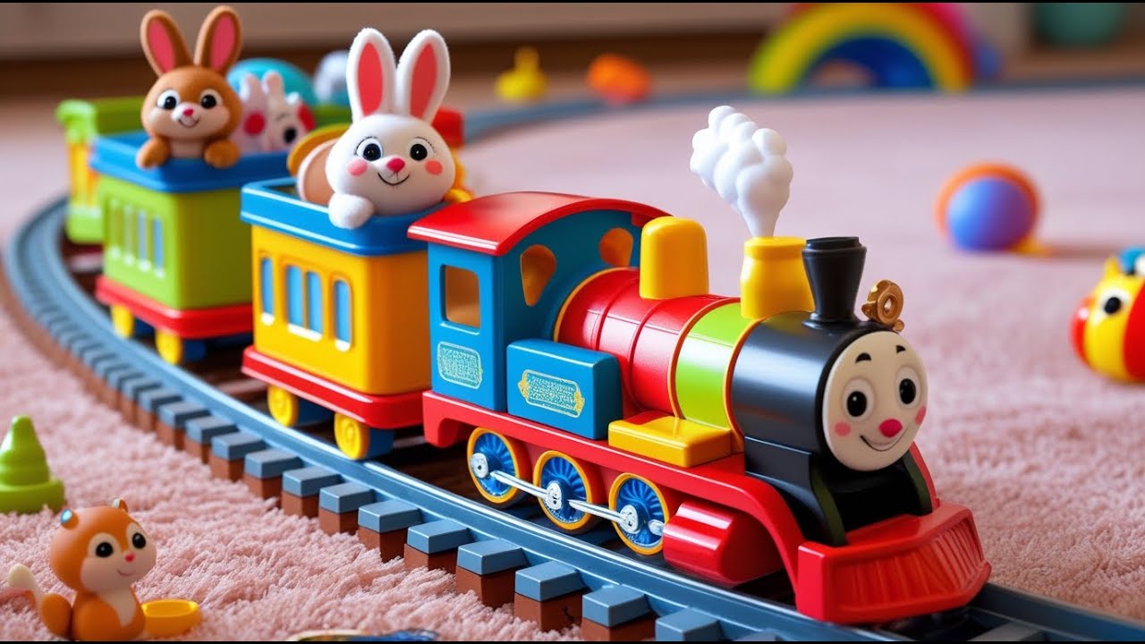 🚂 The Sleepy Train | Soothing Nursery Rhyme & 3D Animated Lullaby 🎶